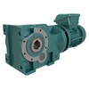 Geared motor helical-bevel-helical K Series size 891 foot mounted 0.18kW/3,4rpm